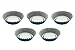 Produktbild Eco Haus Living Tart Pan 5 Stück - Tortelettförmchen Antihaft-Beschichtung - 10 cm Mini-Design Tortelettform und Tartlettes Ideal fur Quiche Obst Mini Kuchen Brownies Käsekuchen Fondants Pudding