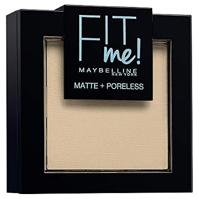 Maybelline New-York - Poudre Compacte Fit Me Matte & Poreless - Peaux normales à grasses - 105 Ivoire Naturel - 9 g