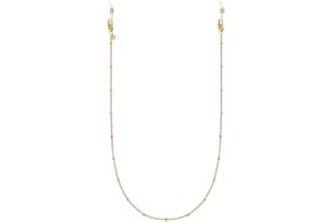 GD GOOD.designs EST. 2015 Catena Portaocchiali da Donna in Oro e Argento | Acciaio Inox per Occhiali da Sole | Impermeabile - Portamaschere