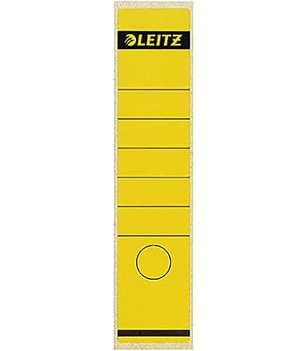 1685285:Leitz étiquettes de dos, voor serie 1080, ft 6,1 x 19,2 cm, paquet de 100 pièces, blanc