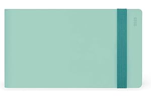 Legami - Agenda Settimanale Ad Album Small, 13 Mesi, Diario da Gennaio 2025 a Gennaio 2026, Formato Orizzontale, Chiusura con Elastico, Taschina Finale, Rubrica Estraibile, 14 x 8 cm, Milk&Mint