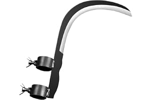 VELTRIX® Multipurpose Sickle Cutter Head with Adjustable Clamp | Heavy Duty Curved Metal Blade for Grass, Weed, Branch & Coconut Cutting | Manual Agricultural & Gardening Tool