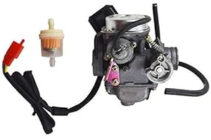 AISENPARTS 24mm Carburetor Carb For ATV Gokart Roketa Quad 4 stroke GY6 Scooter Moped 110/125/150cc