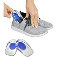 DLALA Silicone Invisible Height Increase Shoe Insoles Air Cushion 3cm Make You Taller,Supportive Comfort Dry Hard Cracked Heels Repair Foot Care Ankle Support Cushion-For Men And Women (Multicolor)