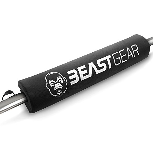 Langhantel-Nackenpolster von Beast Gear – Hantel-Polster Schützt Nacken, Rücken & Hüfte bei Kniebeugen, Hip Thrusts & mehr. Hochwertiger Nackenschutz, Nackenschoner für Olympia- & Standard-Langhanteln