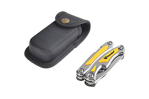 Huntington Traveler Deluxe Multifunktionswerkzeug: Zange mit verstärkter Mechanik, 8 Werkzeuge, hochwertiger, extra harter 4CR13 Edelstahl, MQ003G-04 DE - 4