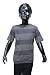 Starsy Grey Cotton Striped T Shirt for Boy