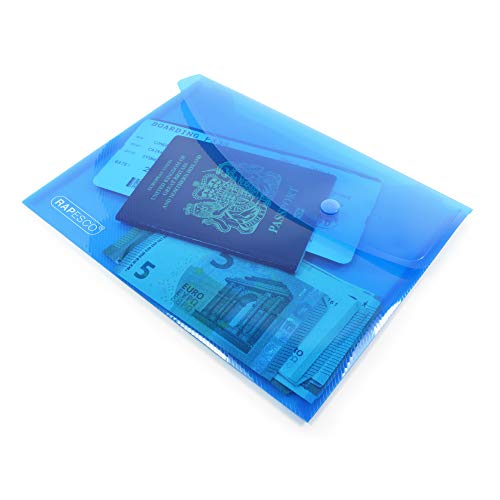 Rapesco Documentos - Carpeta portadocumentos A5  colores variados  5 unidades