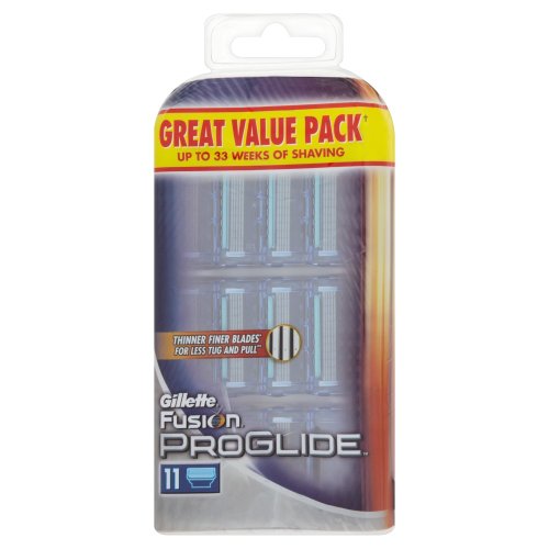 Gillette Fusion Proglide Manual Razor Blades - Pack of 11