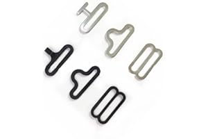 REA&GOLE 60 Pcs Bow Tie Clips Adjustable Metal Cravat Clip for Necktie Strap Silver