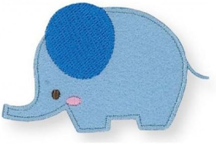 Blue elephant iron-on transfer sheet 1 piece