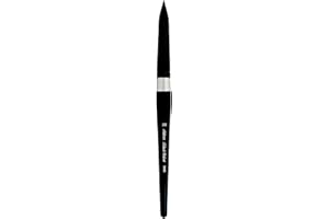 Silver Brush Limited 3000S20 Black Velvet - Rundpinsel für Aquarellfarben - kurzer Stiel - Größe 20