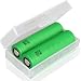 Produktbild kraftmax 2er Pack 18650 Akku Batterie - Neuste VTC6 - V6 Version - Li-Ion / 3,7V / 30A / 3120mAh - in Premium Akkubox für 18650 Akkus