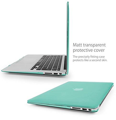MyGadget H  lle Hard Case  Matt  - f  r Apple MacBook Air 13   ab Mitte 2011  A1466 A1369 - Schutzh  lle slim Hartschalen Tasche Plastik Cover in T  r