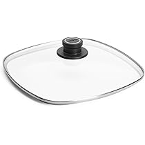 Woll Couvercle En Verre De Sécurité, Rond, 22 Cm, Bouton De