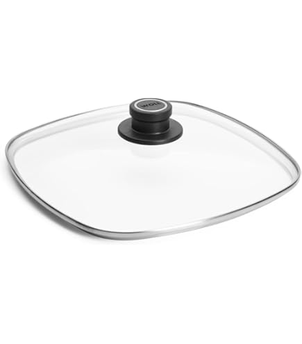 Woll Diamond Lite grillpan, 28 x 28 cm, vierkant, met groeven en afneembare steel, antiaanbakpan van gegoten aluminium, ovenbestendig, geschikt voor ceran, gas, elektrische en halogeen, grillpan