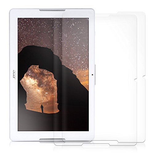 2x kwmobile Folie für Acer Iconia One 10 (B3-A30) – klare Tablet Displayschutzfolie Crystal Clear Displayschutz kristallklar Displayfolie Schutzfolie - 5