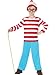 Produktbild Where's Wally Fancy Dress Kinder Kostüm Where's Wally-Kostüm, Gr. M (7-9