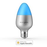 Koogeek Intelligenti Lampadine,Colorata Smart Light Bulb lampada bluetooth Lampadina,Funziona con Apple HomeKit Nessun hub richiesto Supporto Siri Home App