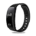 Produktbild Smart Watch Band Armband Fitness Activity Tracker Monitor Blut Druck Herzfrequenz Sleep Android Smartphone kompatibel Wasserdicht mit Ladekabel