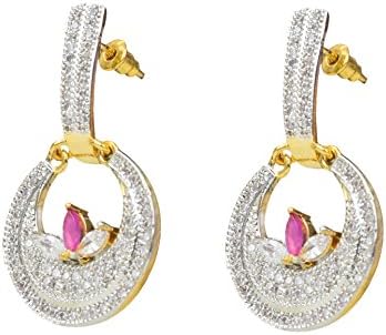 Sitashi AD American Diamond Earrings for Girls and Women