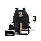 Stay With You & Enjoy Your Life: mochila escolar para adolescentes o estudiantes universitarios. Mochila de viaje para hombres y mujeres. Mochila deportiva para adultos unisex