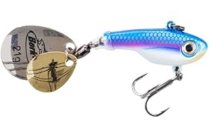Berkley Pulse Spintail Jig Lure with Spinner Blade & Berkley Fusion Treble Hook - Long Casting Hard Bait for Perch, Trout, Pike