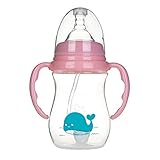 MASSE FLASCHEN FüR BABYS: Weithalsflaschen für leichtes Befüllen und Reinigen, kompatibel mit den breiten Hals Brustpumpen nur.