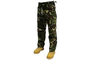 Dallaswear Adults 6 Pocket Army Combat Trousers Cargos W28-56 Short, Reg & Long Legs in 18 Colours!