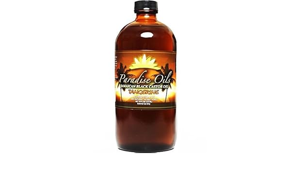 Paradise Oils Jamaican Black Castor Oil Tangerine 16oz Amazon