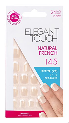 Elegant Touch Natural French Nails Number 145 Petite, X-Small
