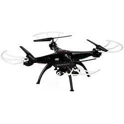 Syma - X5SW-1 Explorers, Drone con cámara, (FPV,RTF RC Cuadricóptero, WiFi Cámara interna, 2.4GHz, 4 Canales, 6 Axis) (Negro)