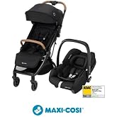 Maxi-Cosi Eva-Cabriofix I-Size Otomatik Katlanan Seyahat Sistem Kompakt Bebek Arabası Black