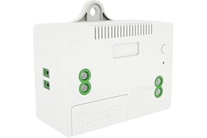 ZOREI Interruttore Senza Fili, Trasmettitore Ricevitore RF, Installazione Punto Luce Senza Rompere il Muro, 220V 10A Max 2200W, Interruttore Wireless Senza Pile (1 Ricevitore)