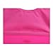 G2PLUS Silicone Baby Bibs Portable Toddler Bib Soft Food Catcher Feeding Pocket Foldable for Diaper Bags (Pink)