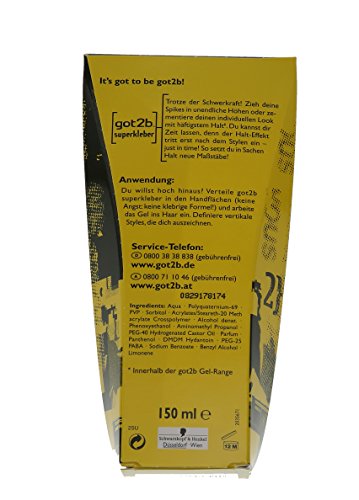 got2b superkleber unzerstörbares STYLING GEL, 6er Pack (6 x 150 ml) - 3