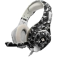 Cosmic Byte GS410 Headphones with Mic and for PS5, PS4, Xbox One, Laptop, PC, iPhone and Android Phones (Camo Black)