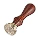 Price comparison product image Livecity® Vintage Alphabet Letter A-Z Brass Wax Sealing Seal Stamp with Rosewood Handle