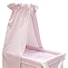 Cambrass 46 x 78cm Bed Wood Canopy (Pink/ White)