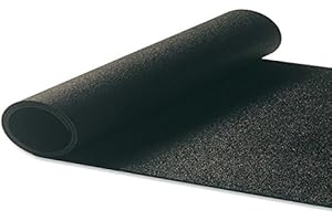 ELCOM (UK) LTD Conductive Floor Mat 0.6 X 1.2M Black - Hard Wearing, ESD.