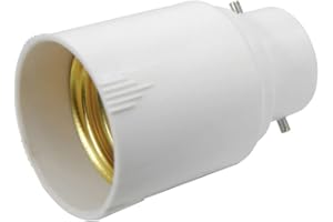 LOAZYANC Adaptateur À Douille Lumineuse Vis À L'adaptateur À Baïonnette Adaptateur De Douille Lumineuse B22 À E27 Convertisseur De Lampe De Lampe