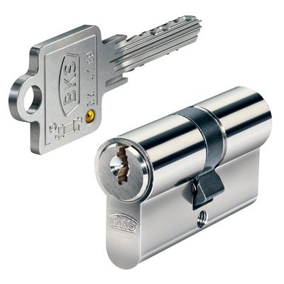 Preisvergleich Produktbild BKS Helius 31 / 31 Schließzylinder mit Sicherungskarte Kopiergeschützt Profilzylinder Doppelprofilzylinder mit Wendeschlüssel und Not- und Gefahrenfunktion