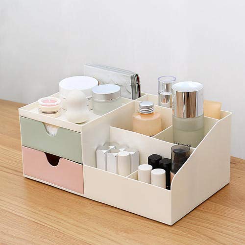 Preisvergleich Produktbild Kosmetische Aufbewahrungsbox Desktop-Kosmetik Doppelhaushaltsregale Schminktisch Finishing-Box