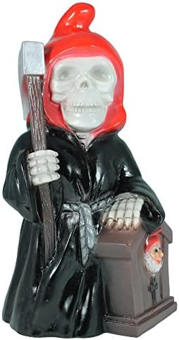 Garden Gnome Grim Reaper PVC made in Germany Decorative Garden Gnome Ornament
