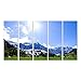 Produktbild islandburner, Bild Bilder auf Leinwand Karwendelgebirge in Österreich - kleines Tal namens Eng ALM Wandbild, Poster, Leinwandbild PIQ-5P-DE6