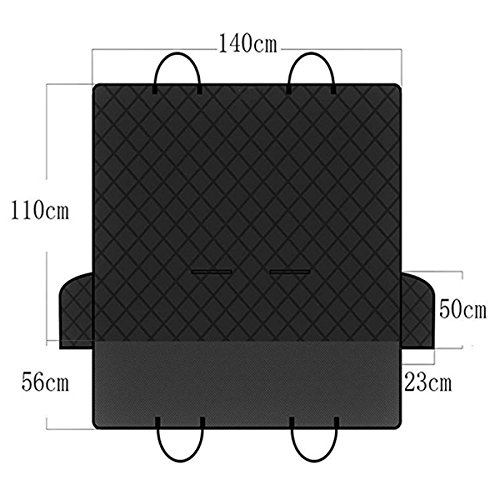 Fypo-Dog-Car-Seat-Covers-Protector-Waterproof-Fabric-Rear-Back-Seat-Boot-Liner-Mat-Machine-Washable-Durable-Soft-Padded-Blanket-Non-slip-Pet-Travel-Dog-Hammock-for-Cars-Vehicles-Trucks-SUV-Extra-Large