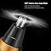 Nose Hair Trimmer, [Newest Version] 4 in 1 Rechargeable Nose Trimmer/Nose Ear Trimmer/Beard Trimmer/Sideburn Trimmer/Eyebrow Trimmer Stainless Steel&Water Resistant with Wet/Dry&Vacuum Cleaning System