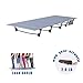 Produktbild HUKOER Camping-Bett, Zusammenklappbar Reise Outdoor Hundebett Hiker Hohe Camp, Aluminium-Legierung Schlafen Bett für Camping Wandern Angeln 200 kg, atmungsaktiv, wasserdichtes Bett Oberfläche