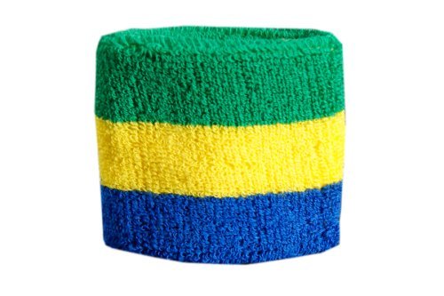 Digni Poignet éponge avec drapeau Gabon