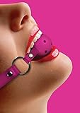 Ouch! Ball Gag With Leather Strap Pink